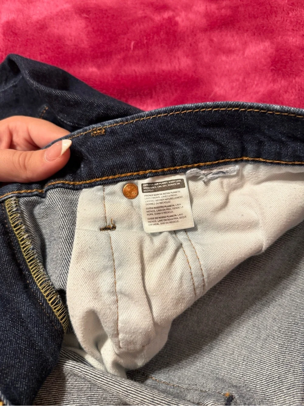 Levi's Men's Dark Blue Bootcut Jeans